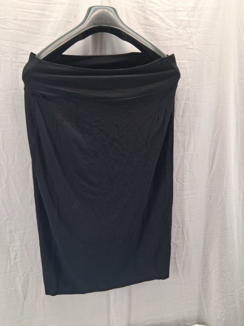 Eileen Fisher Black Fold Over Skirt made with Viscose Jersey